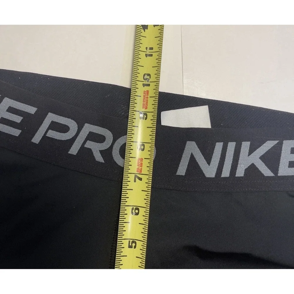 Nike Pro Dri-FIT Black Compression Shorts Women's Size Medium Active Gymwear